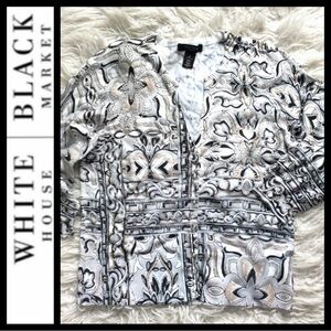 White House Black Market Embellished Cardigan